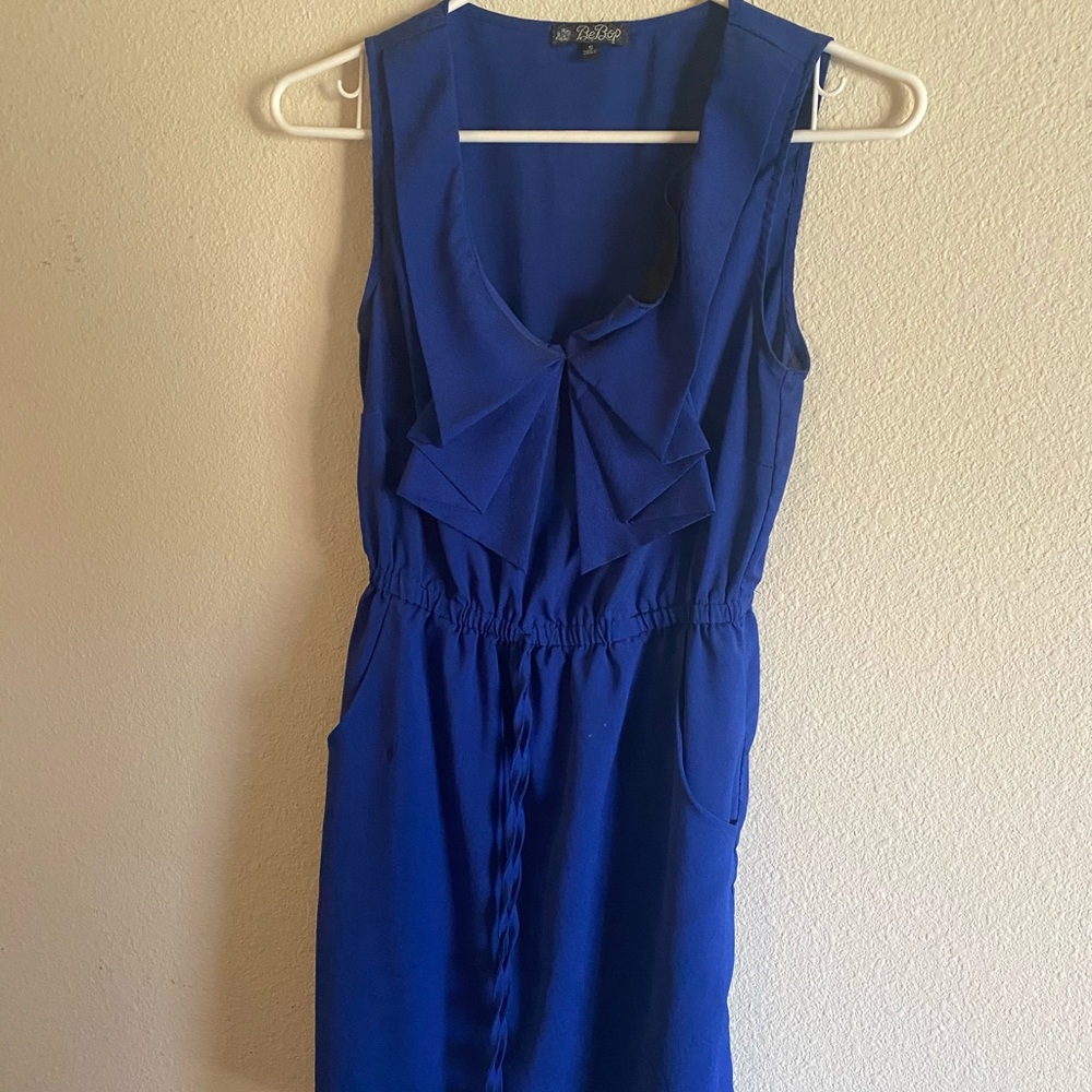 Blue bow dress